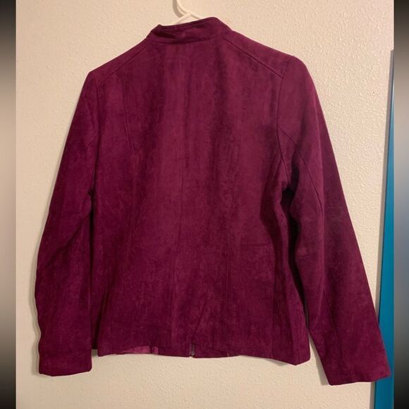 Studio works 10P Purple Velvet Jacket - Picture 4 of 4
